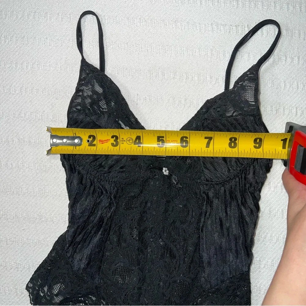 Whimsigoth Babydoll Lacy Bodysuit Womens XS Coquette Sexy Intimate Romantic - Picture 6 of 7